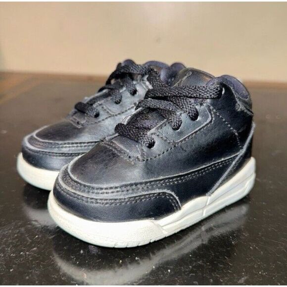Nike Air Jordan 3 Retro Cyber Monday Black 832033-020 Toddler TD Size 4C - Picture 3 of 6